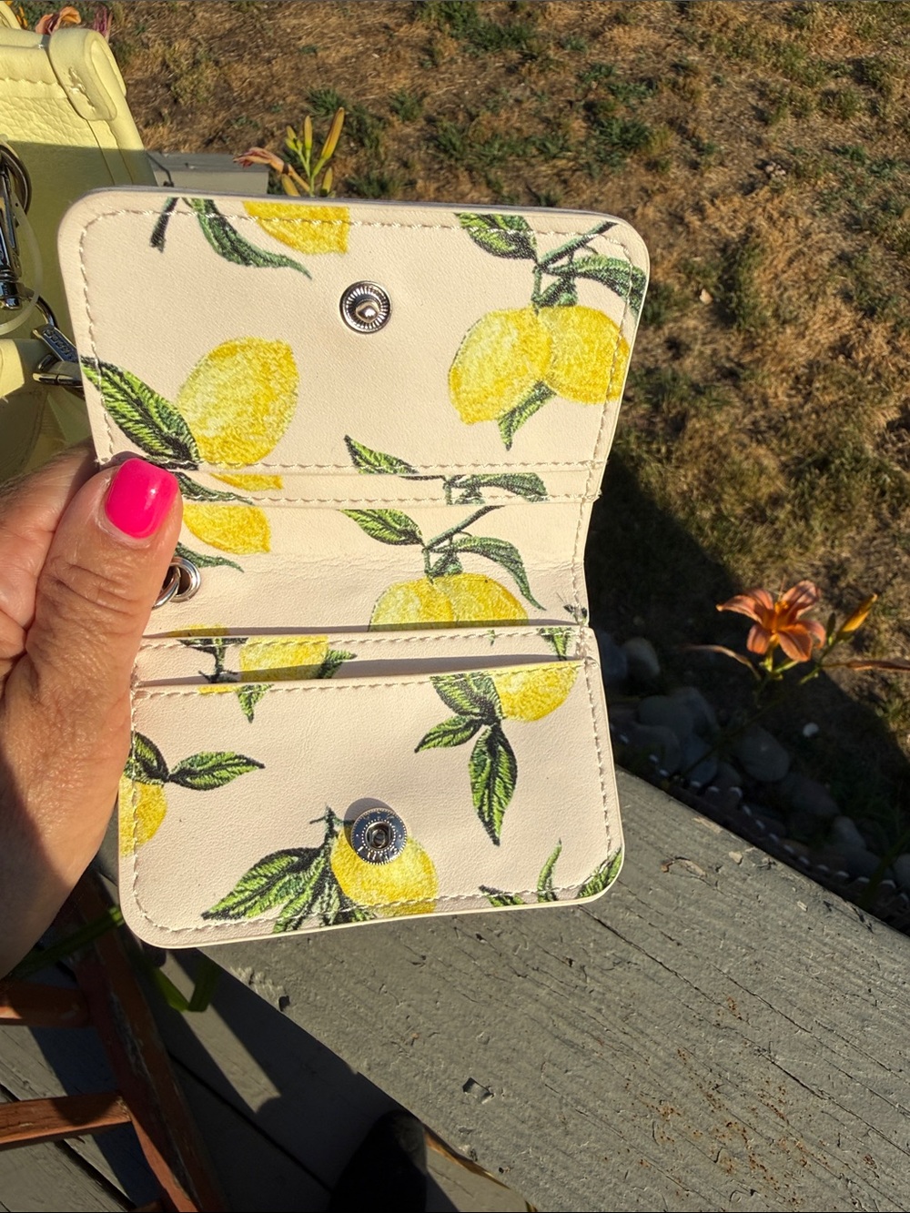 Steve Madden Pale Yellow Mini Crossbody Tote - Picture 7 of 12